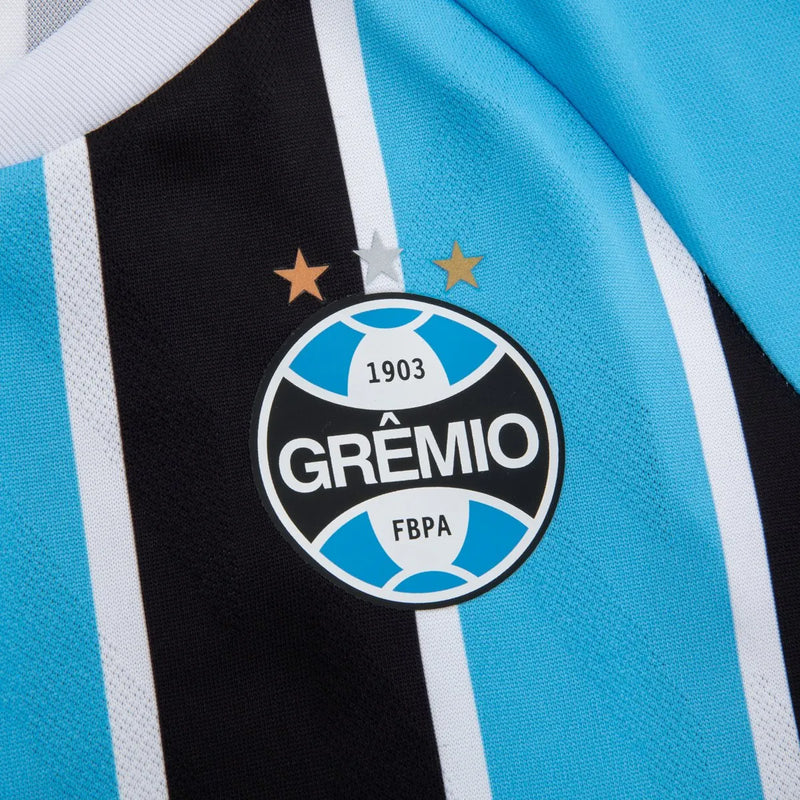 Kit Grêmio I Tricolor Infantil Umbro 25/26