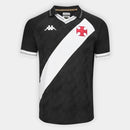 Camisa Vasco I 25/26 s/n Jogador Kappa Masculino - Preto+Branco