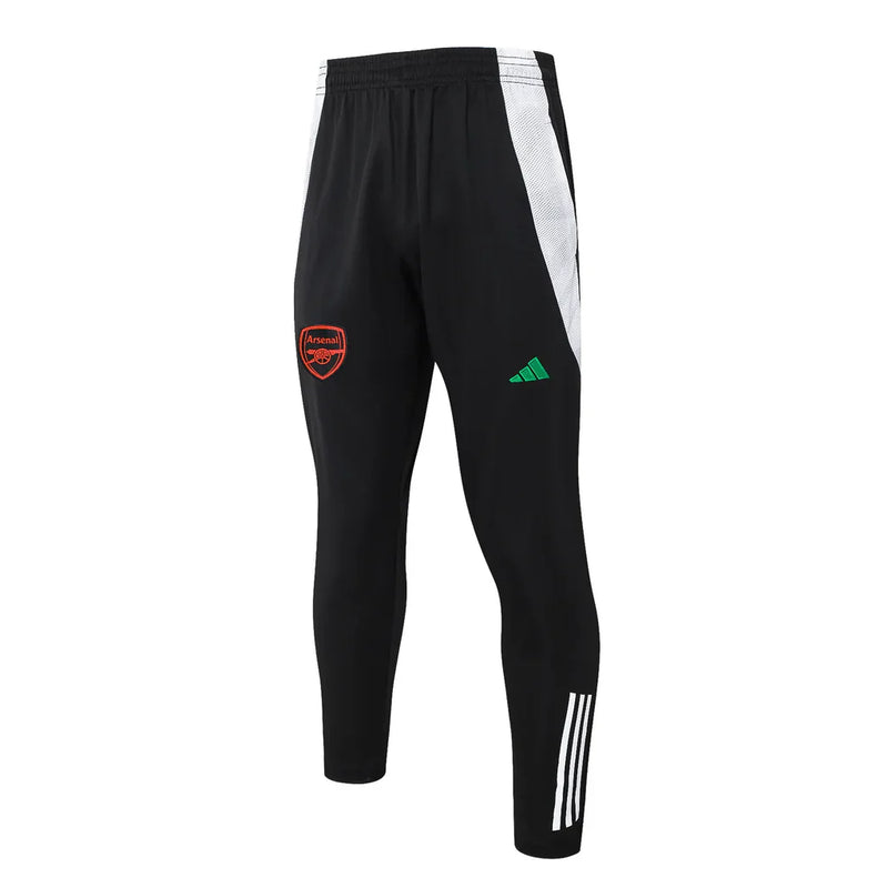 Conjunto Arsenal Zíper Curto Treino Preto 24/25