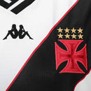 Camisa Vasco II 24/25 s/n° Jogador Kappa Manga Longa - Branco+Preto