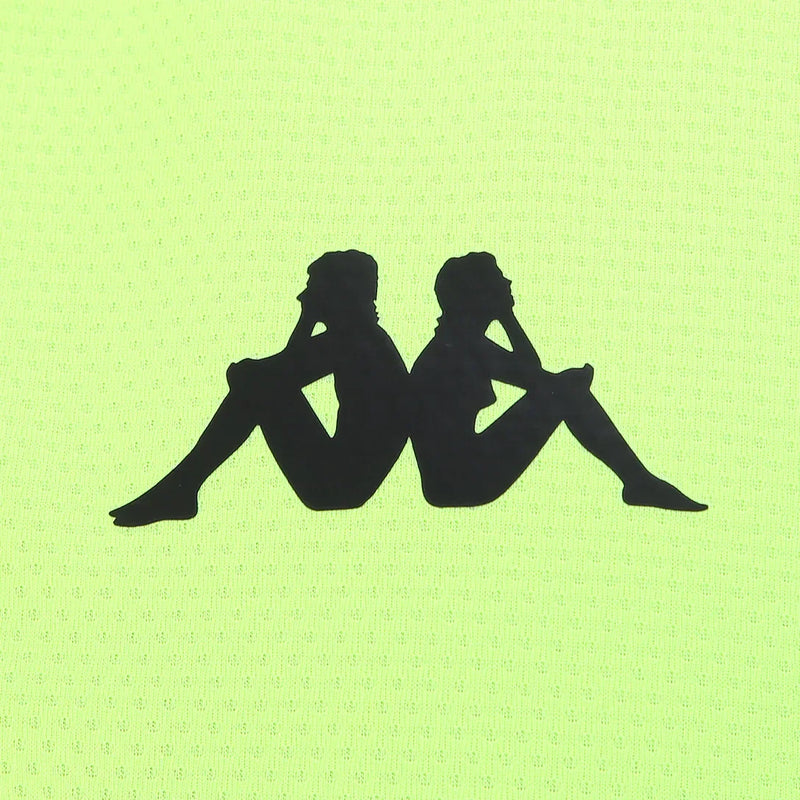 Camisa Vasco 24/25 Jogador Treino Kappa Masculina - Amarelo Fluorescente+Preto