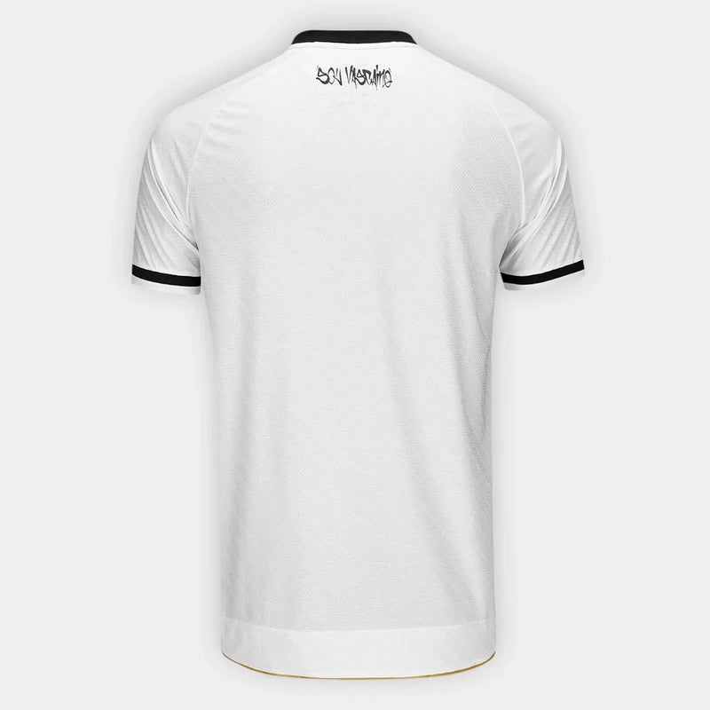 Camisa Vasco II 25/26 s/n Jogador Kappa Masculino - Branco+Preto
