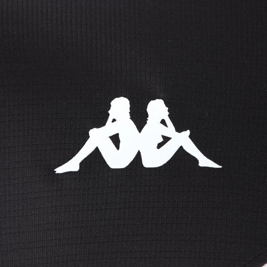 Camisa Vasco I 24/25 Jogador Kappa Manga Longa Masculina - Preto+Branco