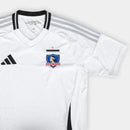 Camisa Colo-Colo Home 25/26 Torcedor Adidas Masculina - Branco+Preto