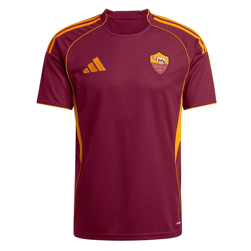 Camisa Roma Home 25/26 s/n Torcedor Adidas Masculina - Bordô