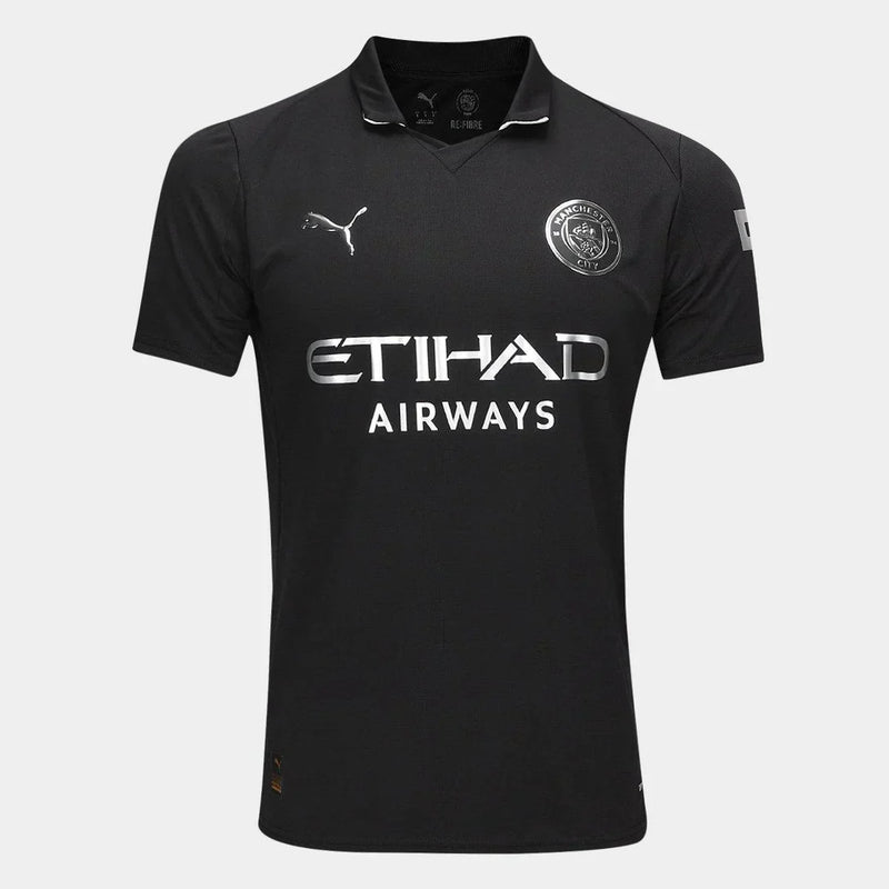 Camisa Manchester City Away 25/26 s/n Torcedor Puma Masculina - Preto
