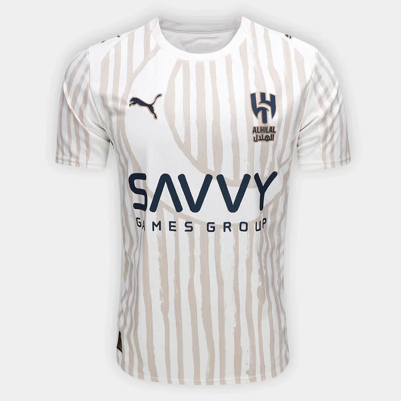 Camisa Al-Hilal Saudi Kidsuper 25/26 Torcedor Puma Masculina - Off White