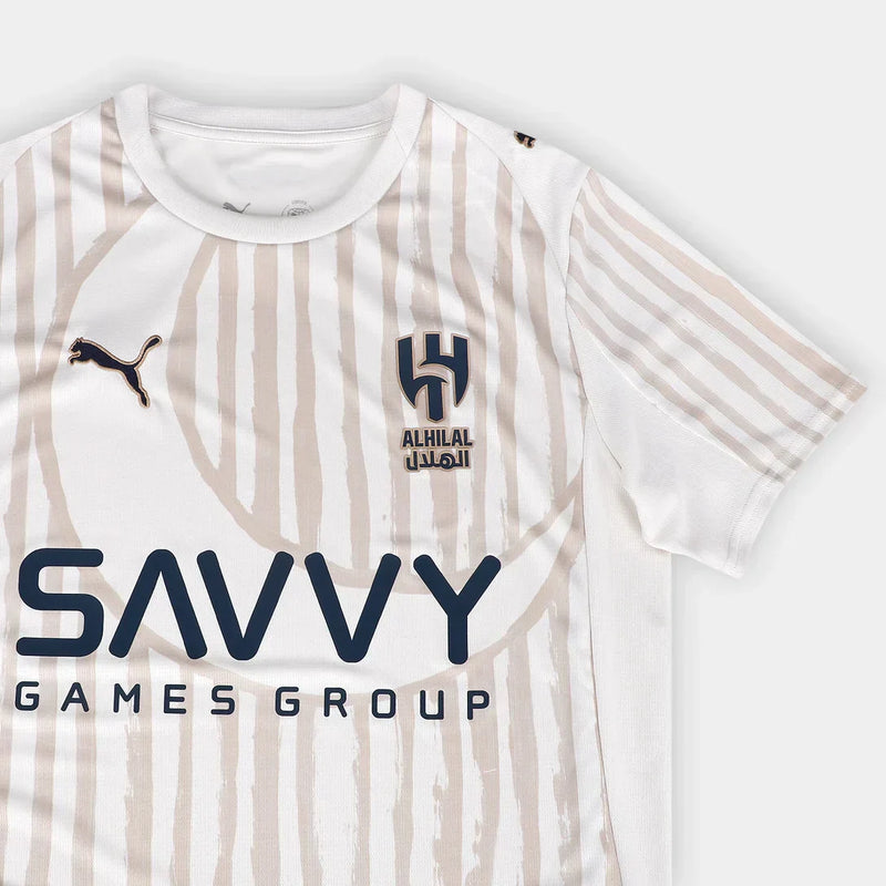 Camisa Al-Hilal Saudi Kidsuper 25/26 Torcedor Puma Masculina - Off White