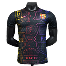 Camisa Barcelona 25/26 Edição Especial - Preto, Amarelo e Vermelho - Versão Jogador