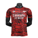 Camisa Arsenal 25/26 Treino - Vermelho Escuro - Versão Jogador