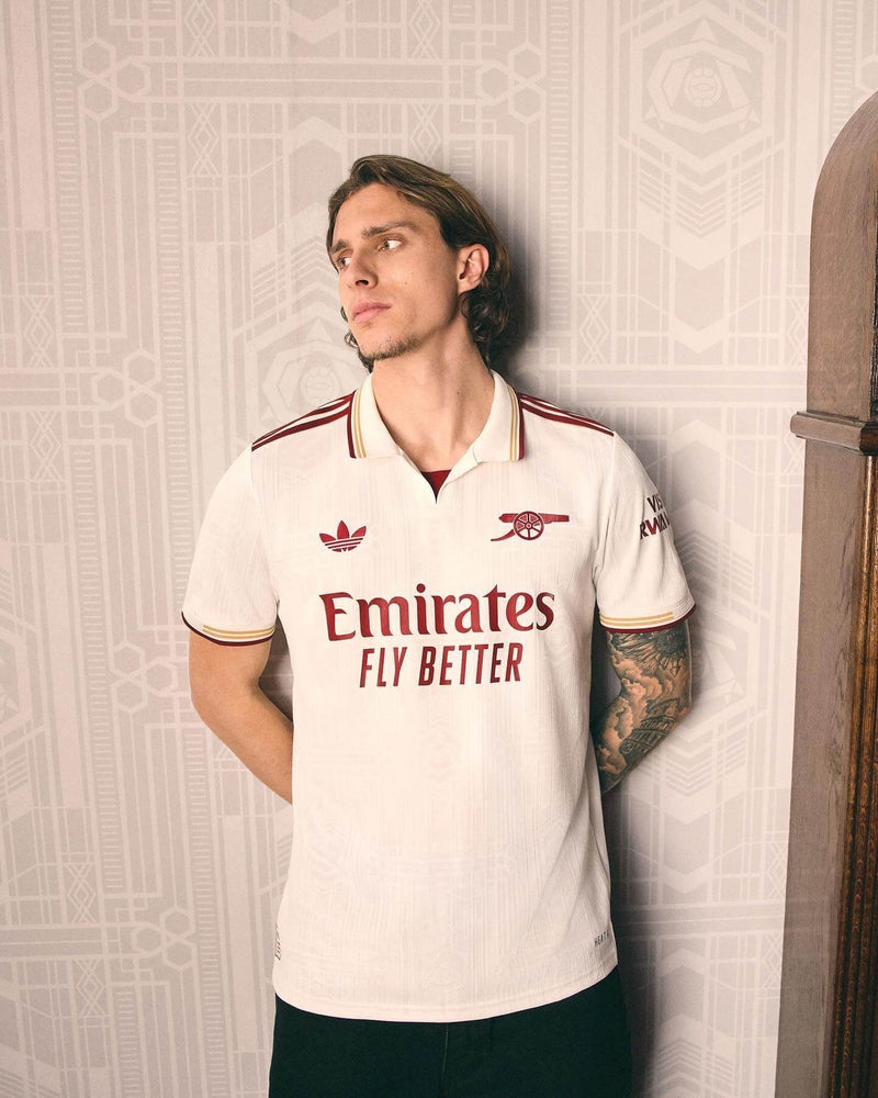 Camisa Arsenal Third 25/26 Torcedor Adidas Masculino - Bege