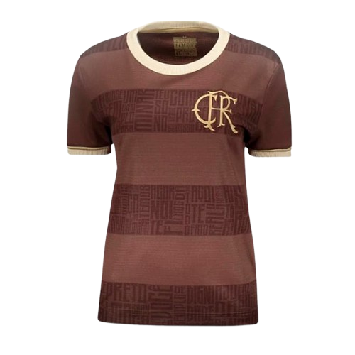 Camisa Flamengo Identidade Marrom 24/25 - Feminina